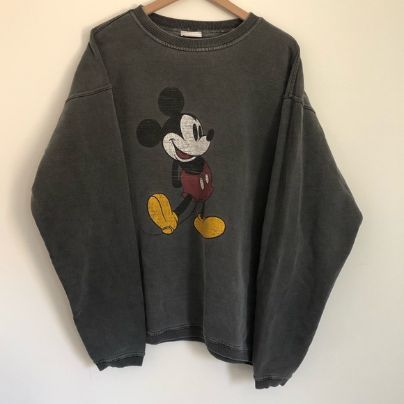 Disney Other - Mickey Mouse - Grey Sweatshirt - Size XL